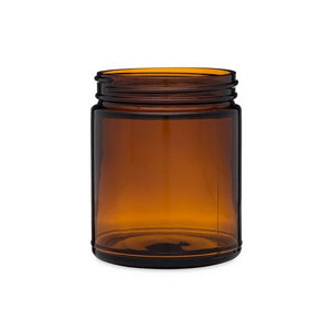 9 oz. Straight Sided Candle Jar Amber