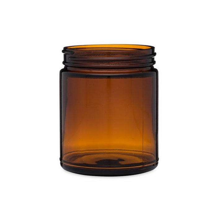 9 oz. Straight Sided Candle Jar Amber