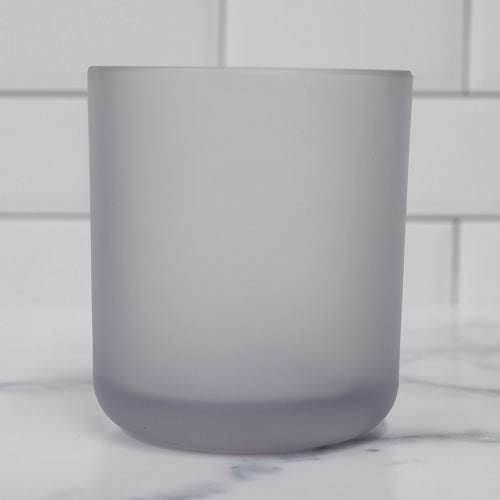 Clear Frosted Candle Jar Tumbler