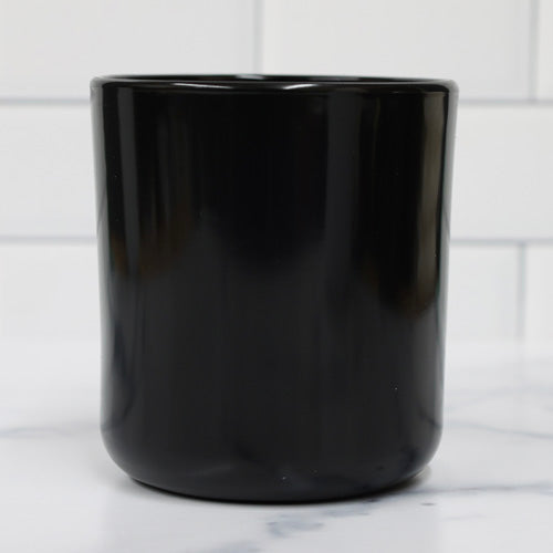 Black Gloss Candle Jar Tumbler