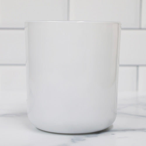 White Gloss Candle Jar Tumbler
